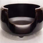 面とり風炉 面取風炉（めんとりふろ）1尺1寸 黒光色 四代目友賢 | 茶道具