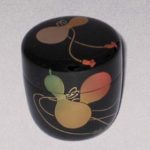 瓢蒔絵 中棗（ひさごまきえちゅうなつめ）木製漆塗り | 茶道具